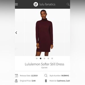 Lululemon Softer Still Sweater Dress